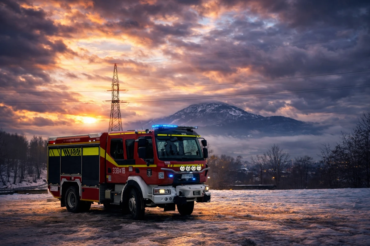 Zaproszenie na poświęcenie i oglądanie nowych pojazdów